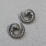 Maleficent Silver Earrings