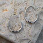 Ivory Silver Σκουλαρίκια