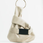 Abstract Pouch Beige